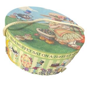 Vintage Little Miss Muffet Hat Box